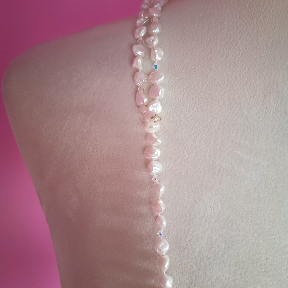 20" freshwater pearl necklace with 14K gold clasp - Picture 7 of 9